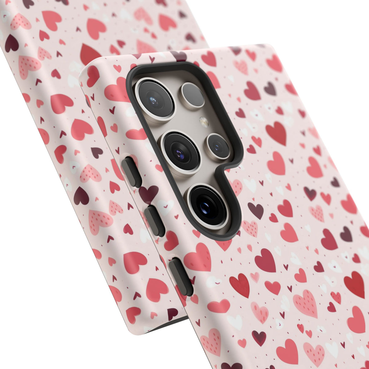 Heart Pattern Phone Case – Stylish & Loving Design for Your Device 817