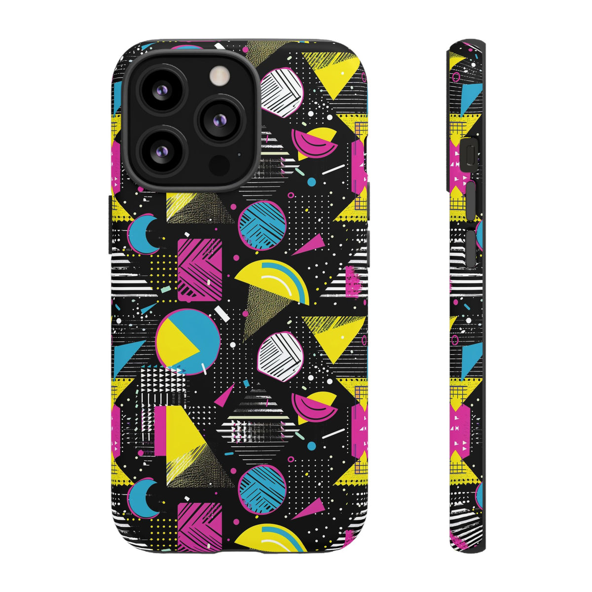 Retro 80s Seamless Phone Case – Vintage Style Meets Modern Protection 206