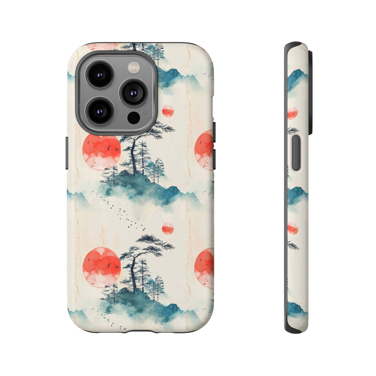 Japanese Pattern Phone Case – Elegant & Timeless Design for Your Phone 055