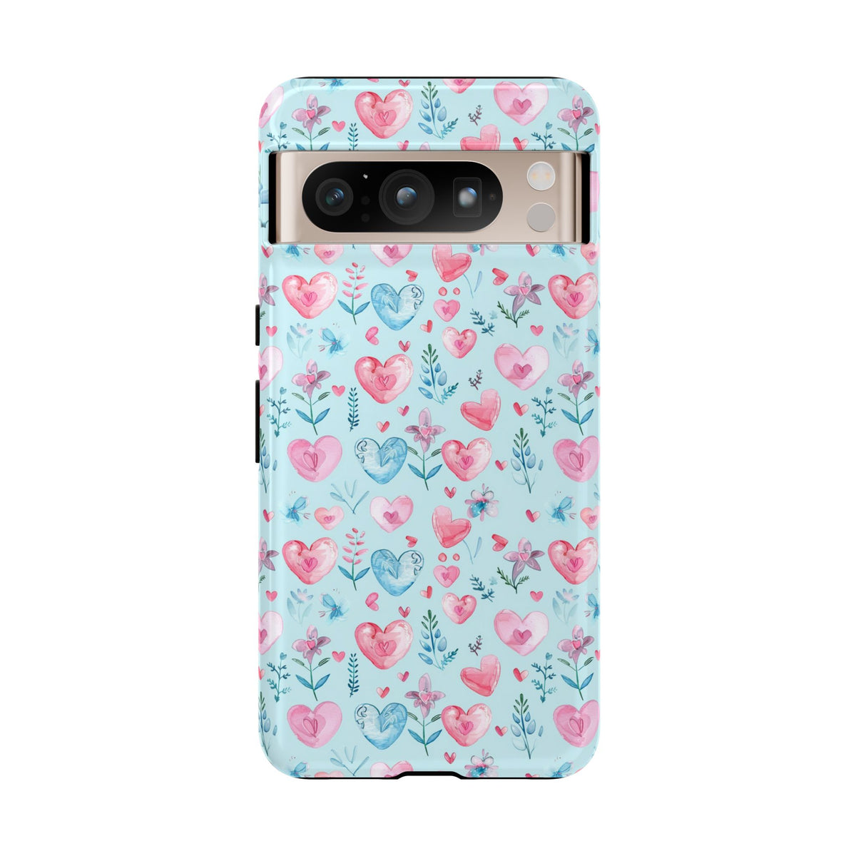 Heart Pattern Phone Case – Stylish & Loving Design for Your Device 228