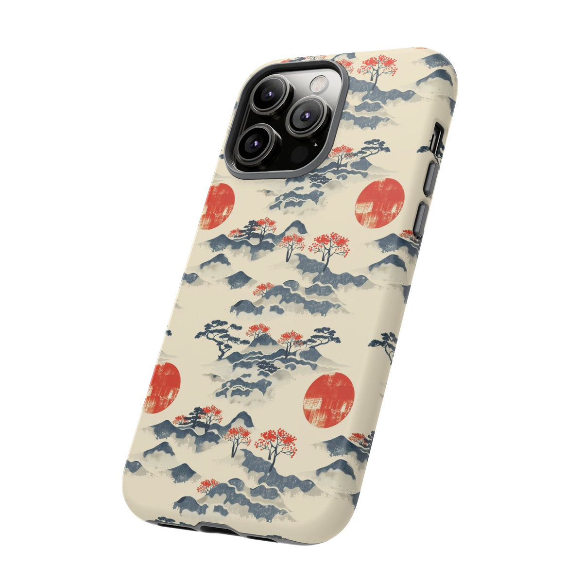 Japanese Pattern Phone Case – Elegant & Timeless Design for Your Phone 085