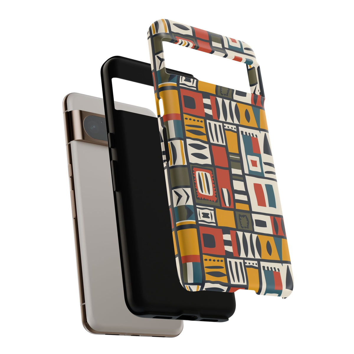 Stylish African Pattern Phone Case – Unique and Vibrant Protection 013