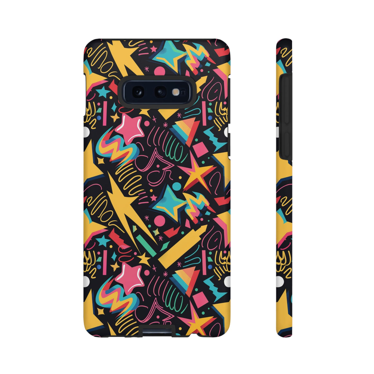 90s Themed Seamless Pattern Phone Case – Embrace Retro Style and Protection 232