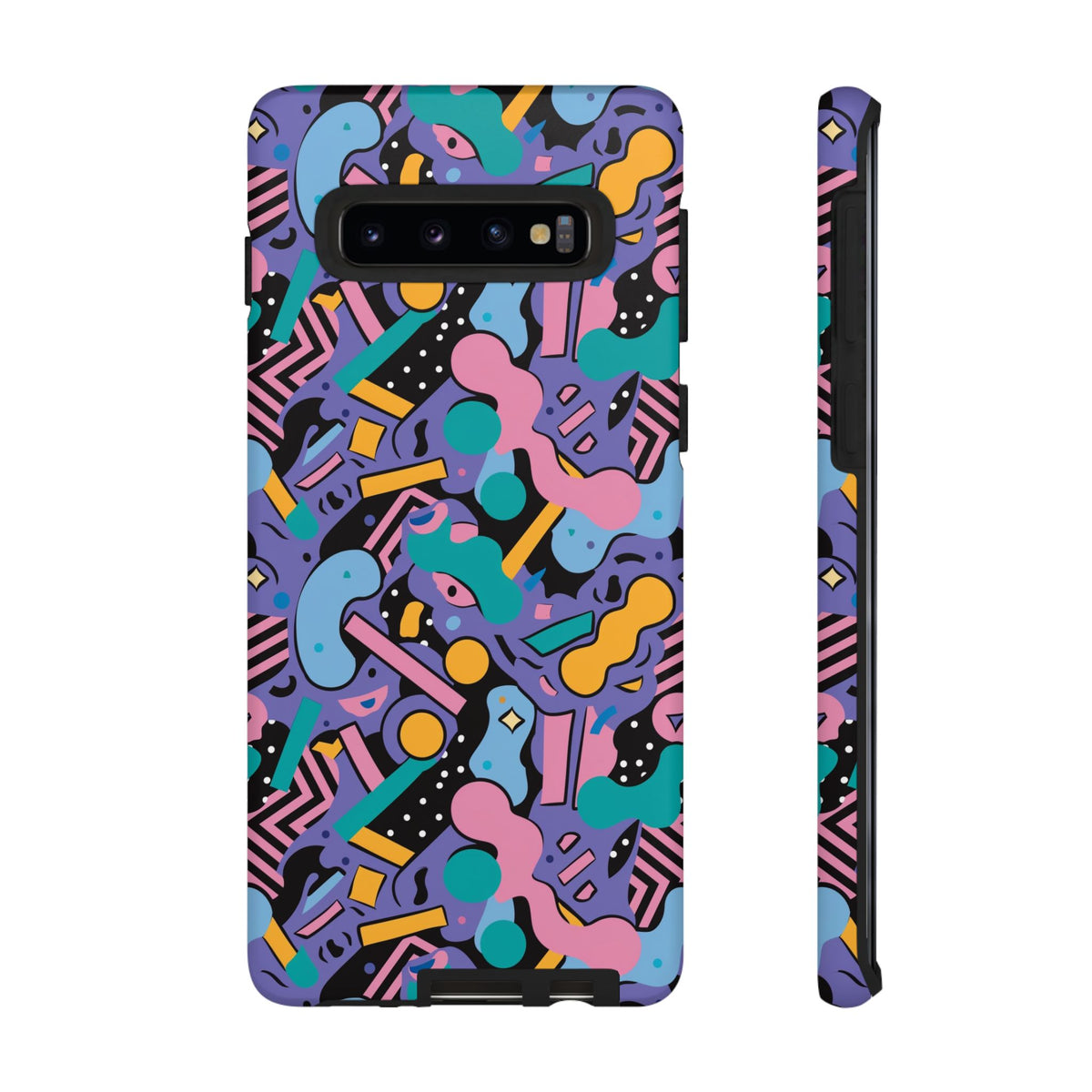 90s Themed Seamless Pattern Phone Case – Embrace Retro Style and Protection 234