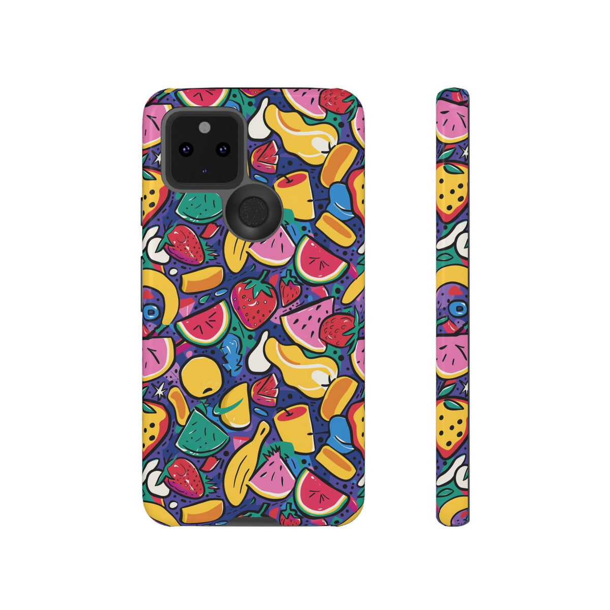 90s Themed Seamless Pattern Phone Case – Embrace Retro Style and Protection 316