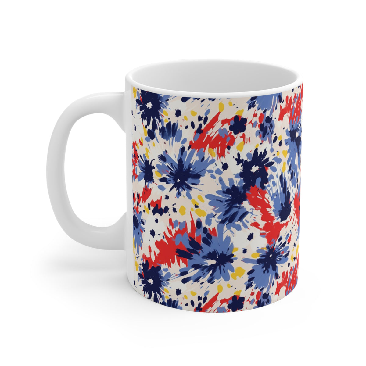 Various Watercolor Design All Over Coffee Mug – Unique Artistic Ceramic Coffee Cup 151