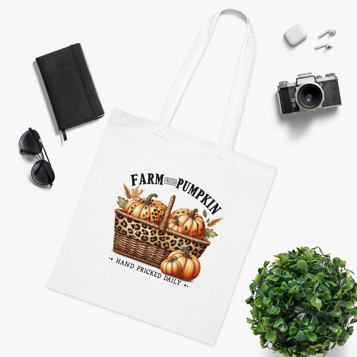 Farm Fresh Pumpkins Cotton Tote