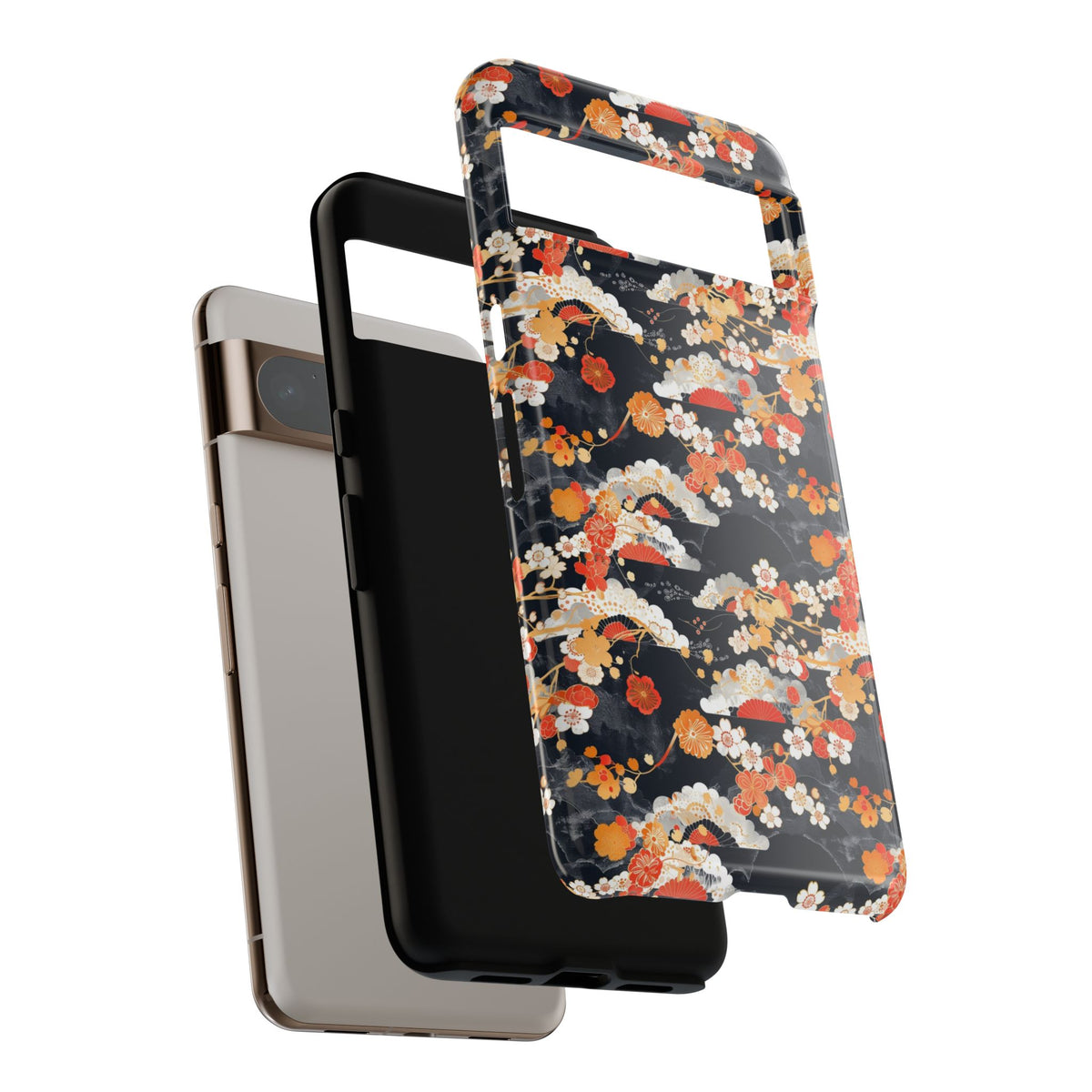 Japanese Pattern Phone Case – Elegant & Timeless Design for Your Phone 108