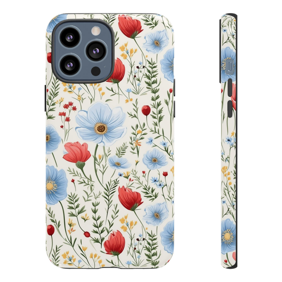 Wildflower Design Phone Case – Beautiful Nature-Inspired Floral Pattern