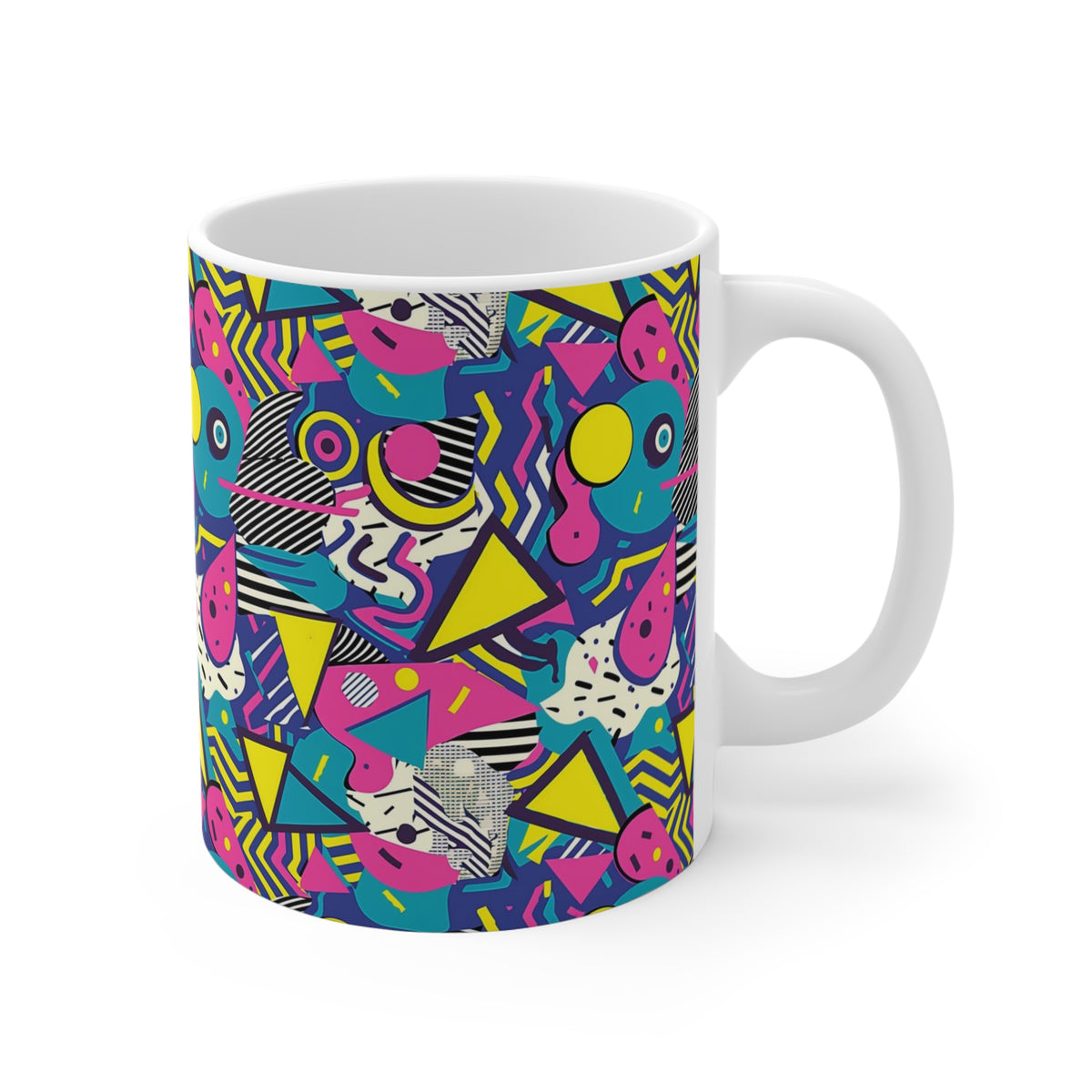 90s Retro Coffee Mug - Full Wrap Design 507