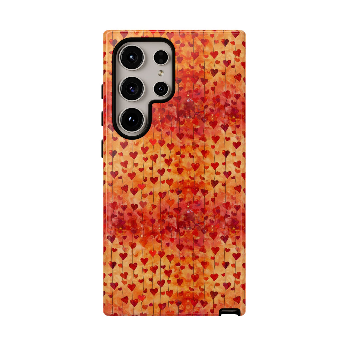 Heart Pattern Phone Case – Stylish & Loving Design for Your Device 827