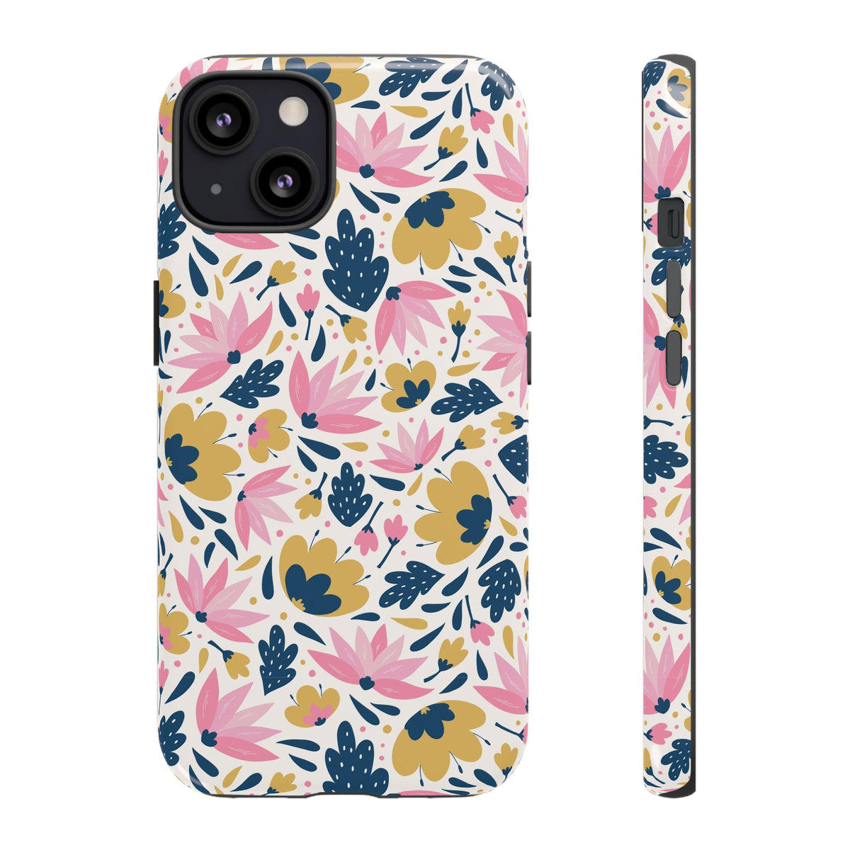 Colorful Little Flower Design Phone Case – Bright and Cheerful Floral Phone Cover 3