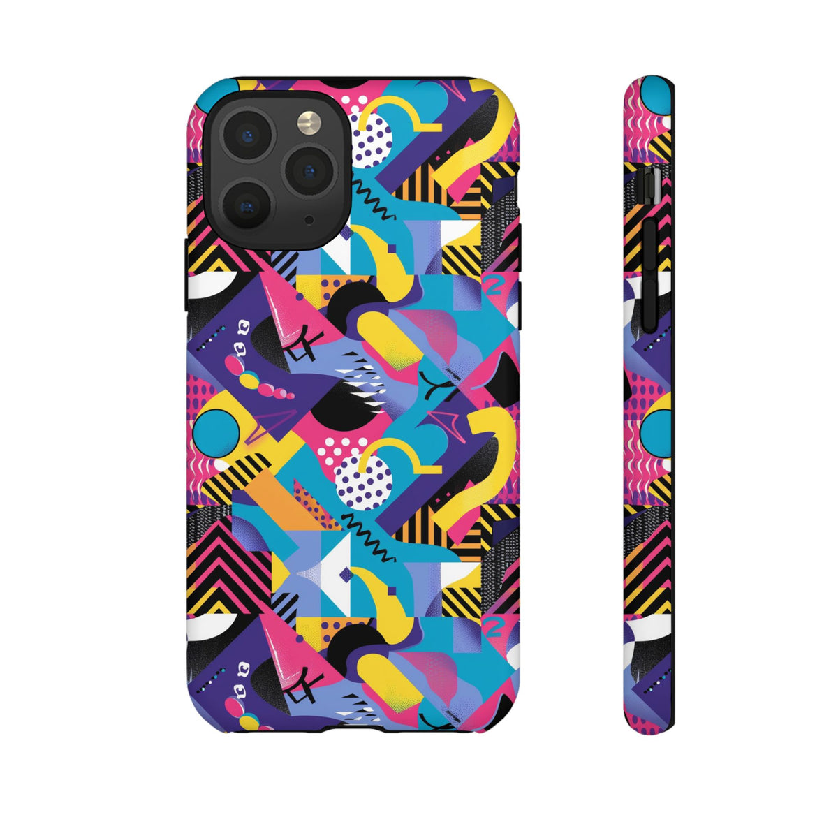 90s Themed Seamless Pattern Phone Case – Embrace Retro Style and Protection 303
