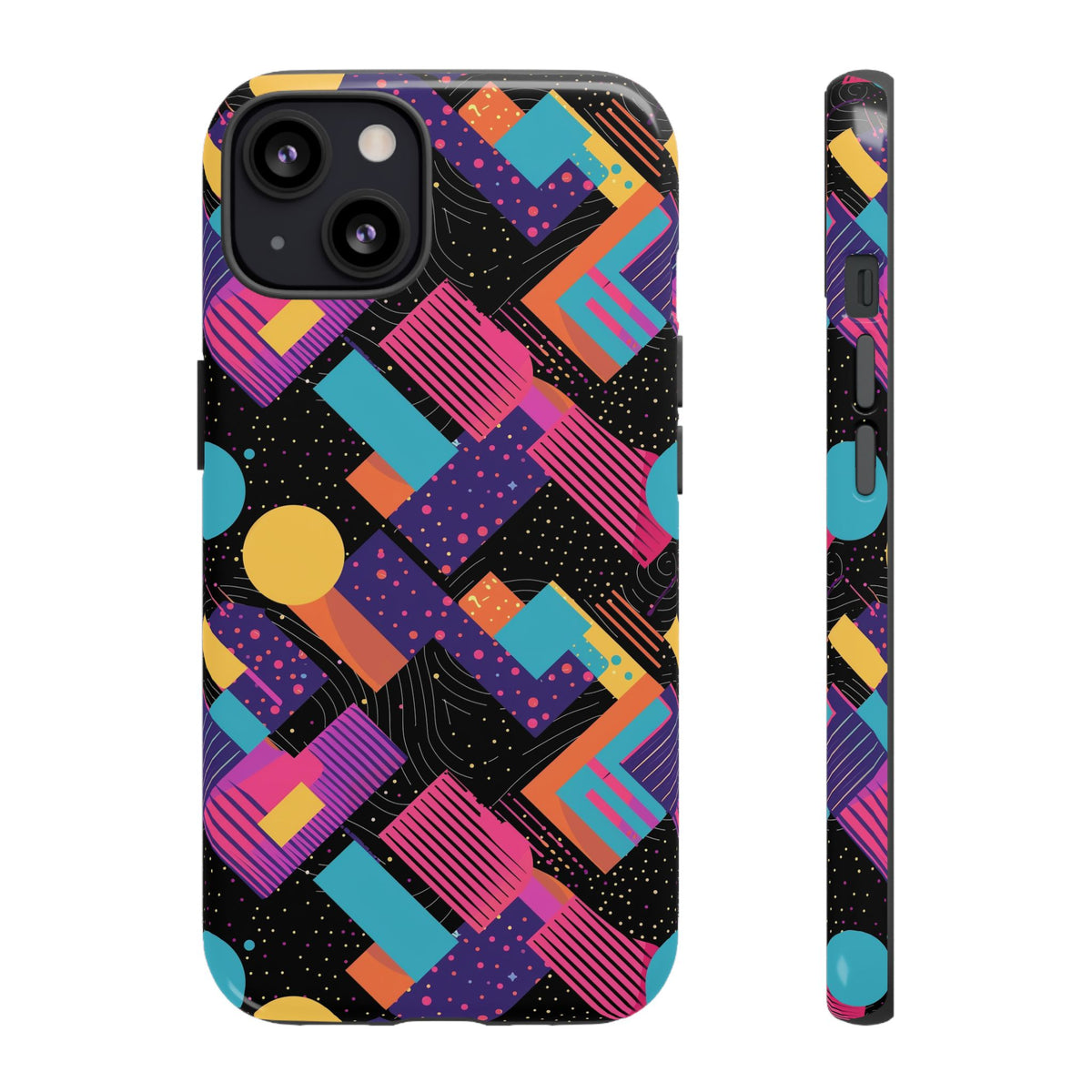 Retro 80s Seamless Phone Case – Vintage Style Meets Modern Protection 088