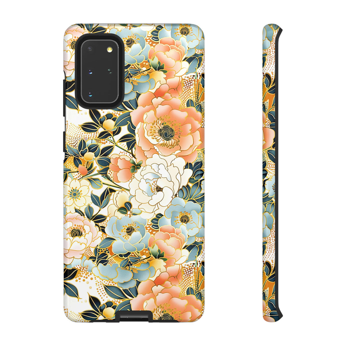 Japanese Blossom Asian Floral Design Phone Case – Elegant Floral Phone Cover 5