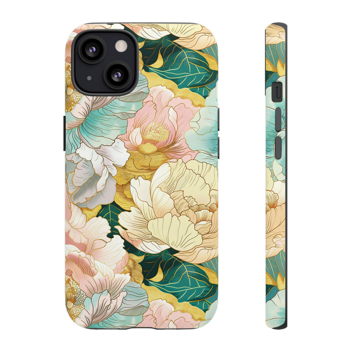 Japanese Blossom Asian Floral Design Phone Case – Elegant Floral Phone Cover