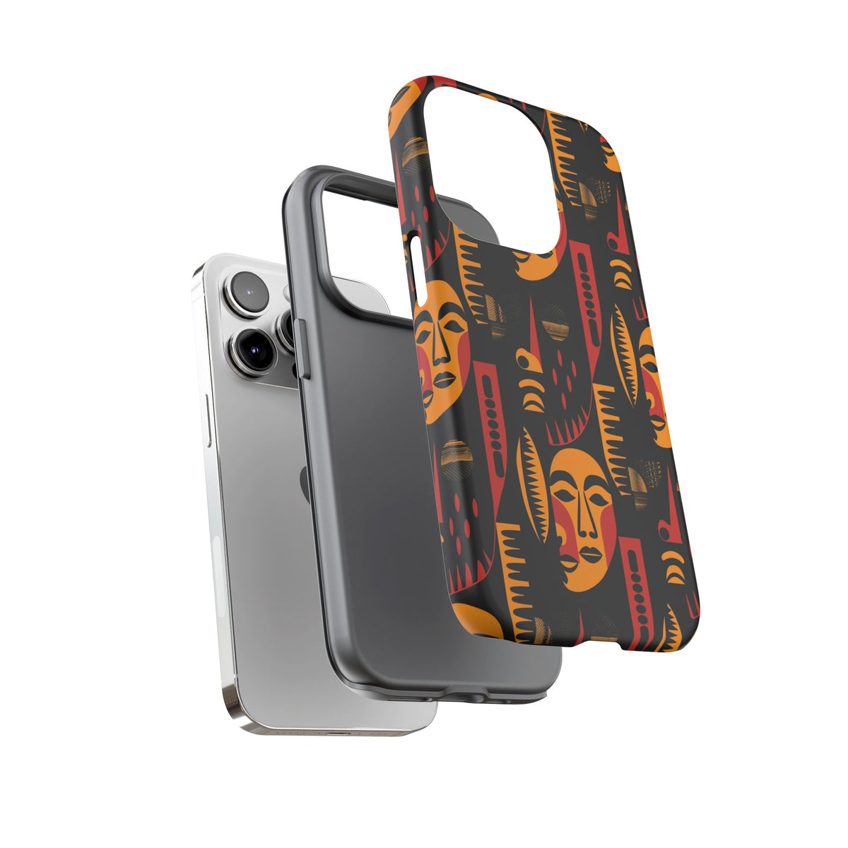 Stylish African Pattern Phone Case – Unique and Vibrant Protection 203