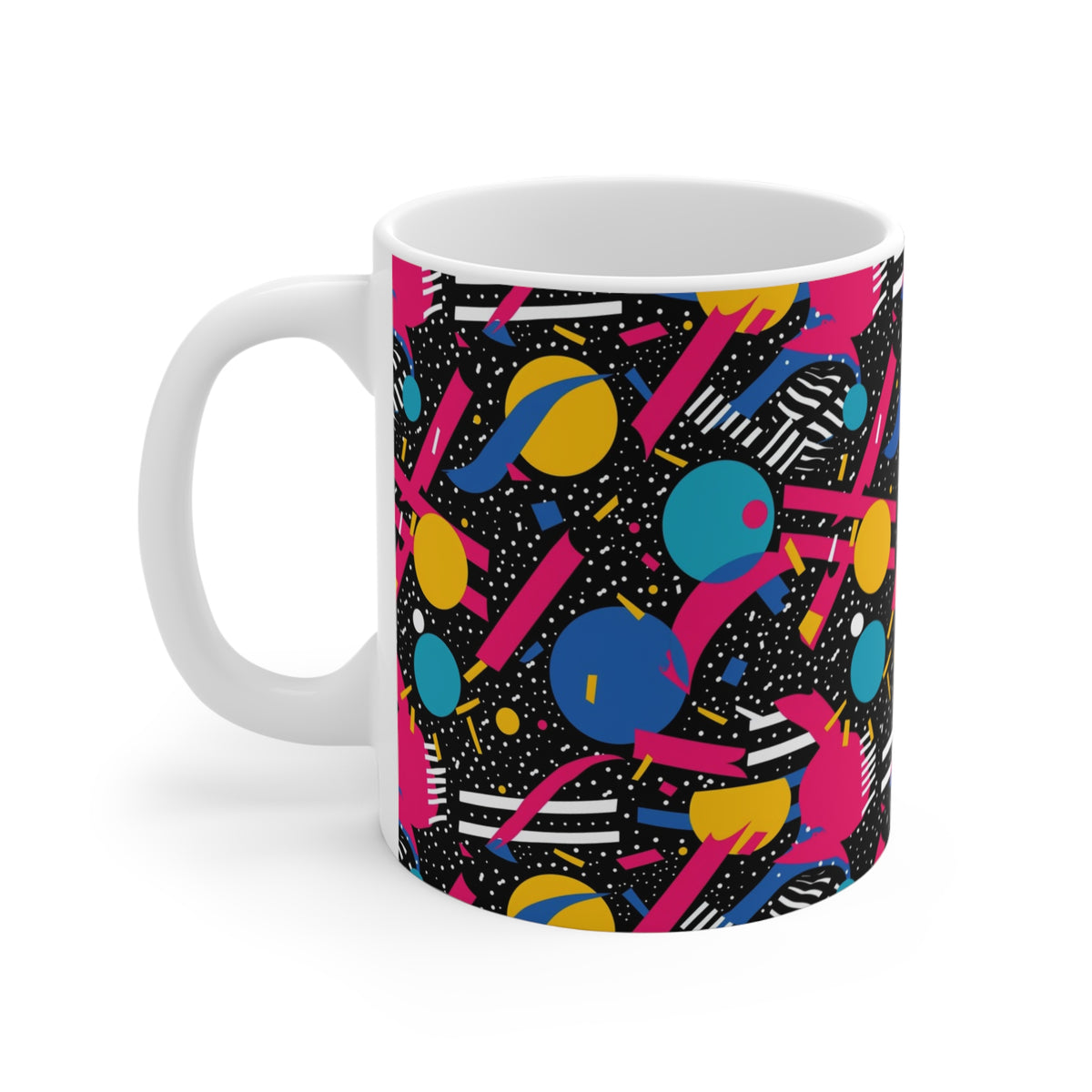 90s Retro Coffee Mug - Full Wrap Design 513