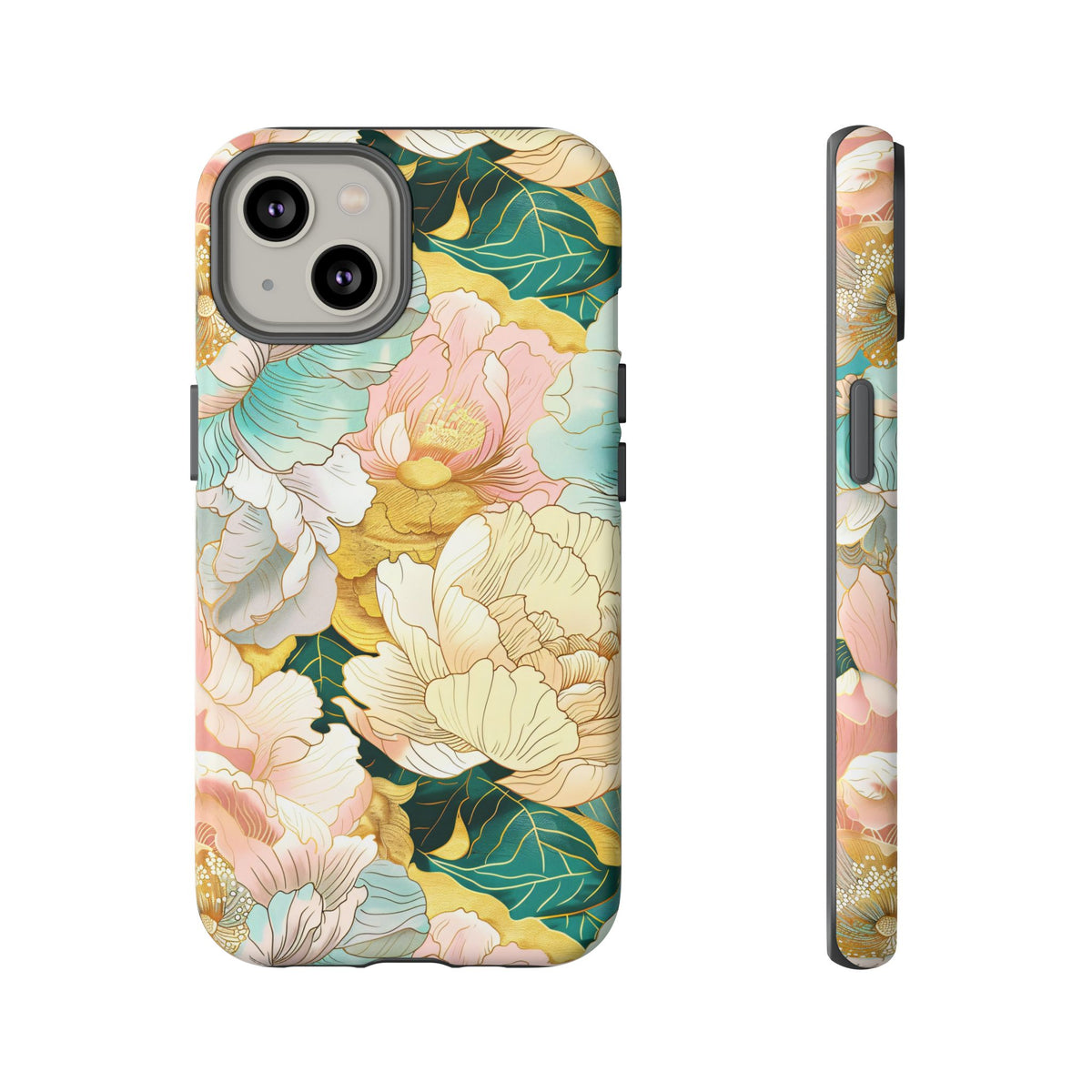 Japanese Blossom Asian Floral Design Phone Case – Elegant Floral Phone Cover