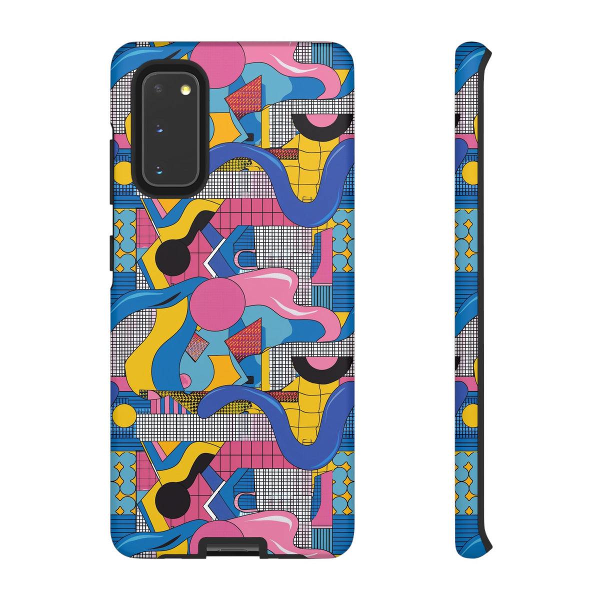 90s Themed Seamless Pattern Phone Case – Embrace Retro Style and Protection 224