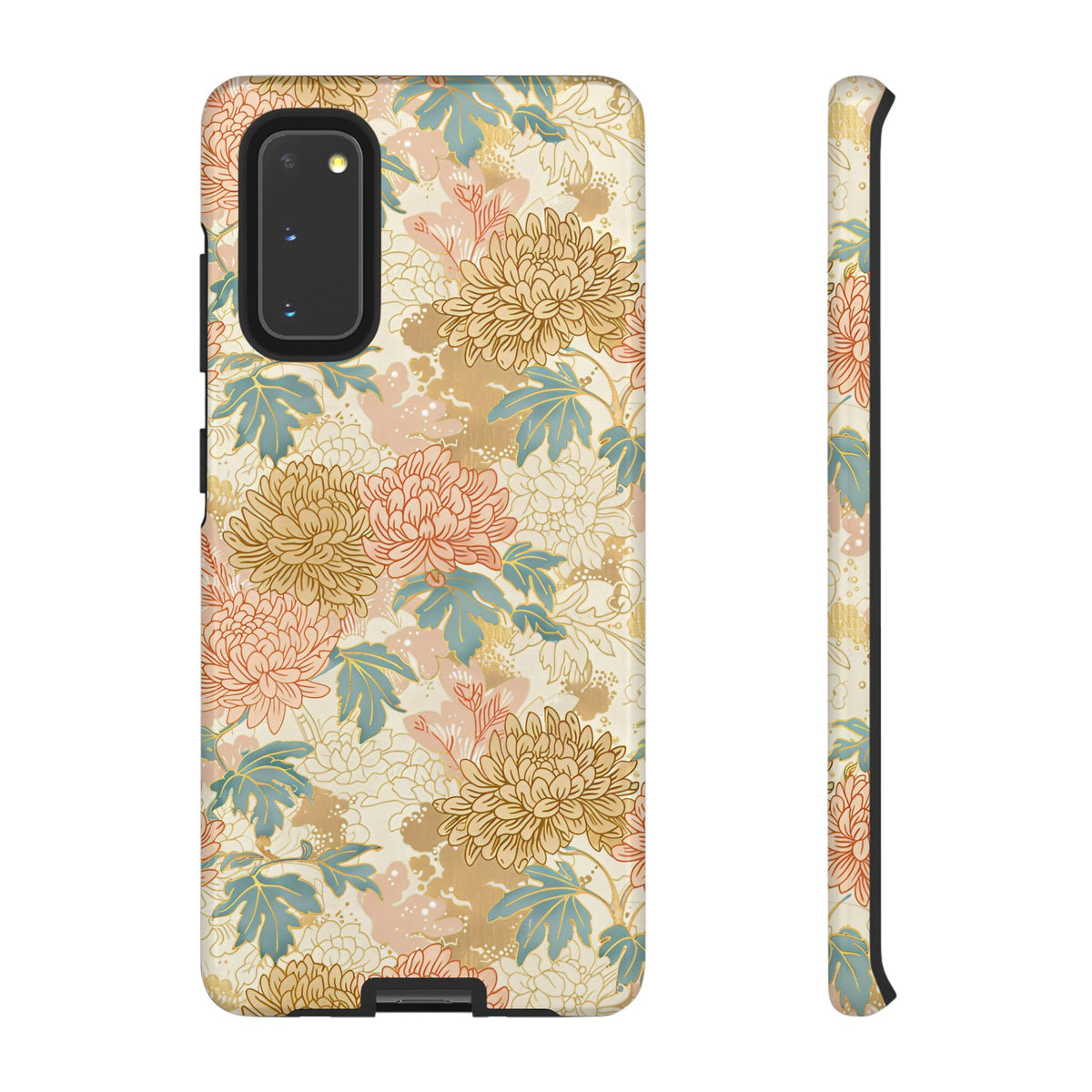 Japanese Blossom Asian Floral Design Phone Case – Elegant Floral Phone Cover