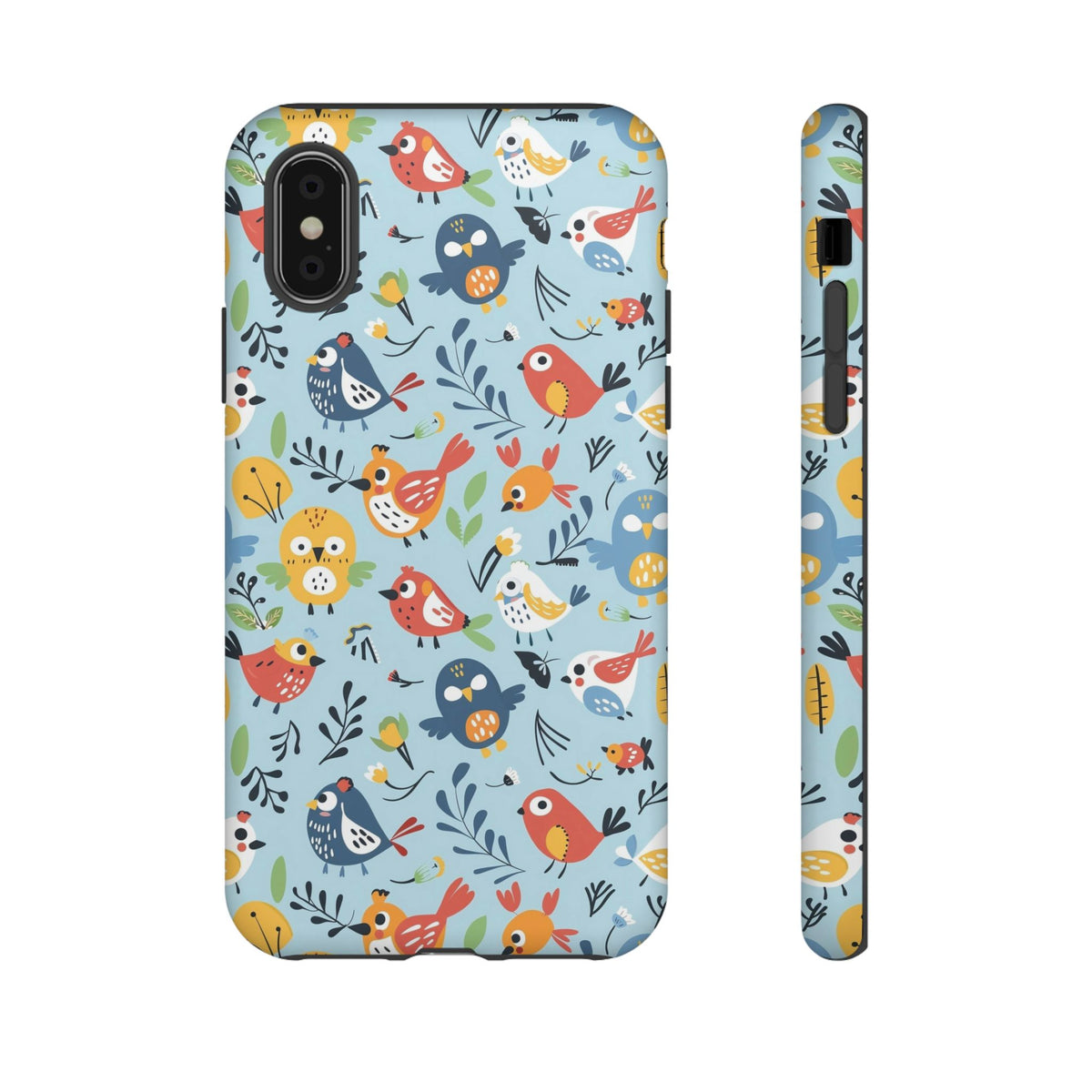 Birds Seamless Pattern Phone Case – Elegant and Timeless Avian Design 7