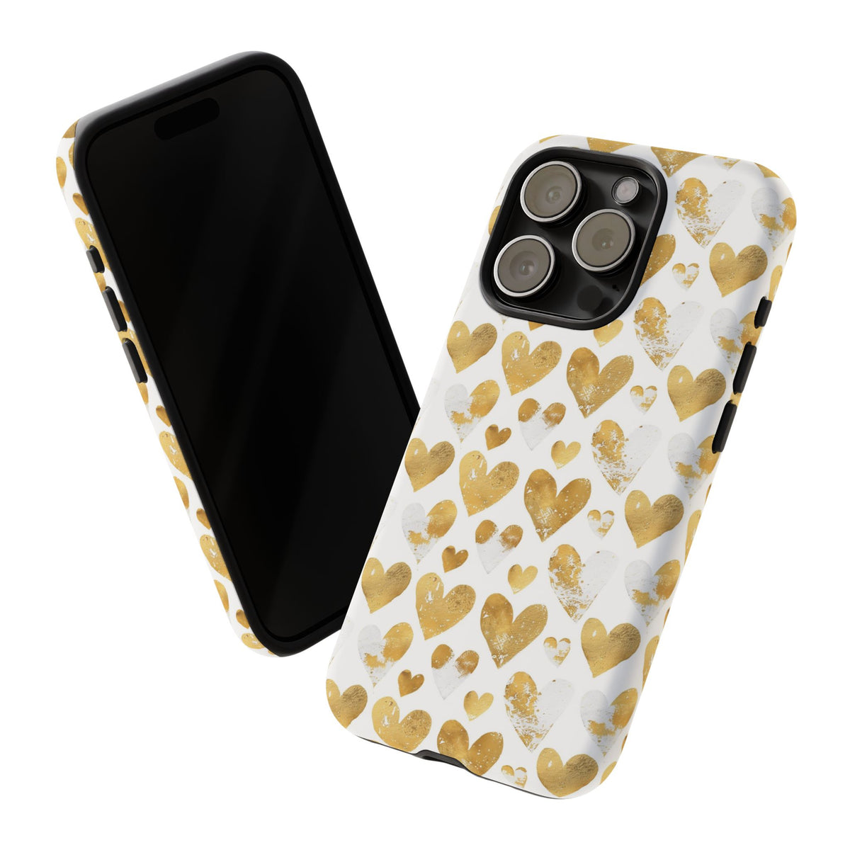 Heart Pattern Phone Case – Stylish & Loving Design for Your Device 230