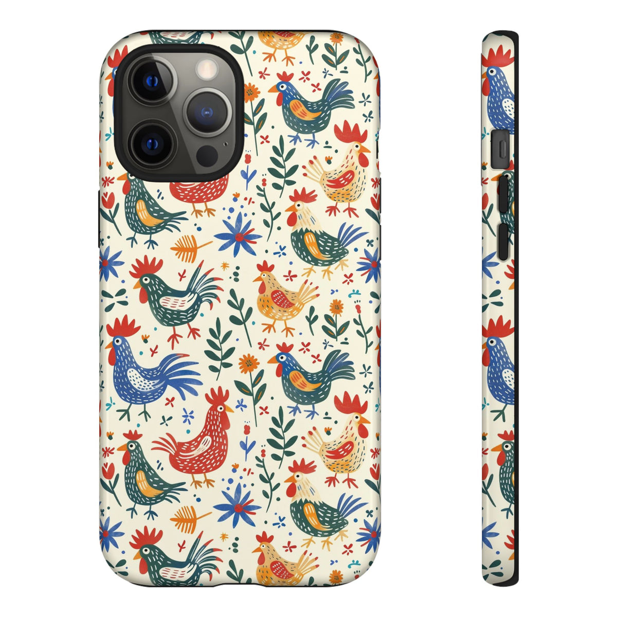 Birds Seamless Pattern Phone Case – Elegant and Timeless Avian Design 8