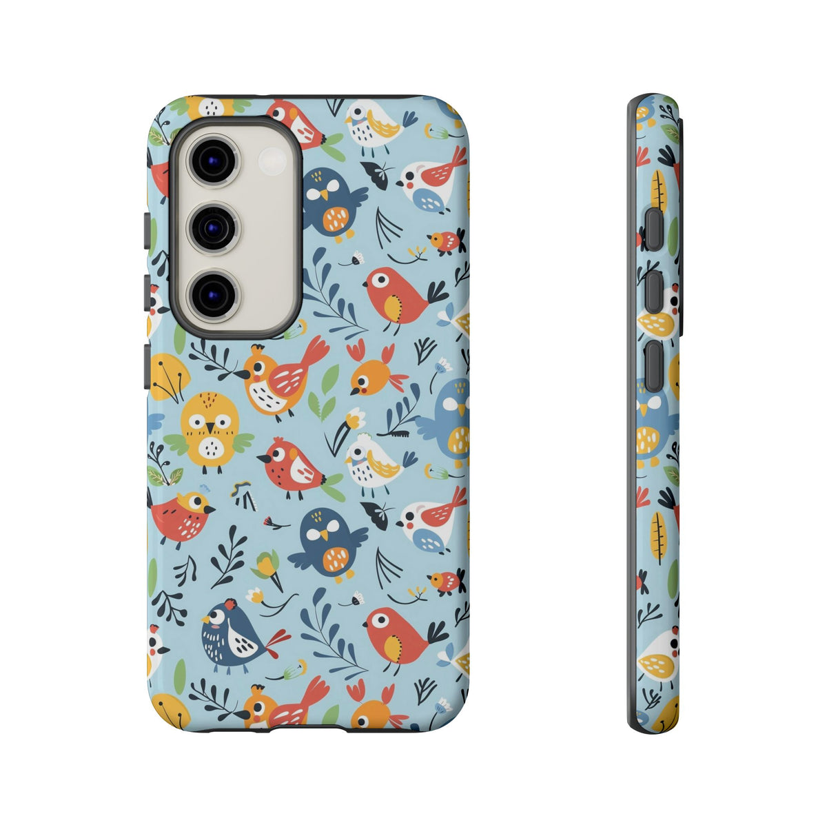 Birds Seamless Pattern Phone Case – Elegant and Timeless Avian Design 7