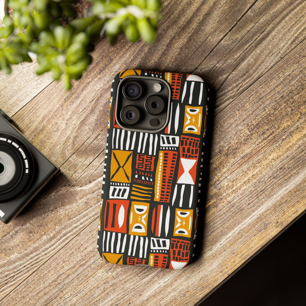 Stylish African Pattern Phone Case – Unique and Vibrant Protection 136