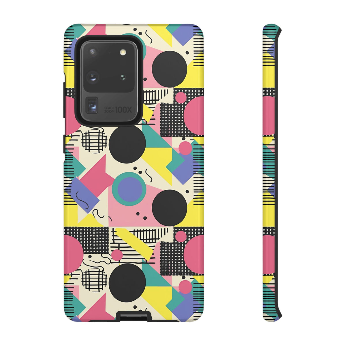 90s Themed Seamless Pattern Phone Case – Embrace Retro Style and Protection 228