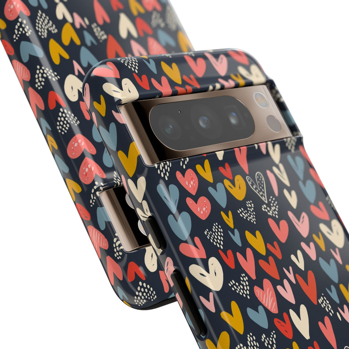 Heart Pattern Phone Case – Stylish & Loving Design for Your Device 816