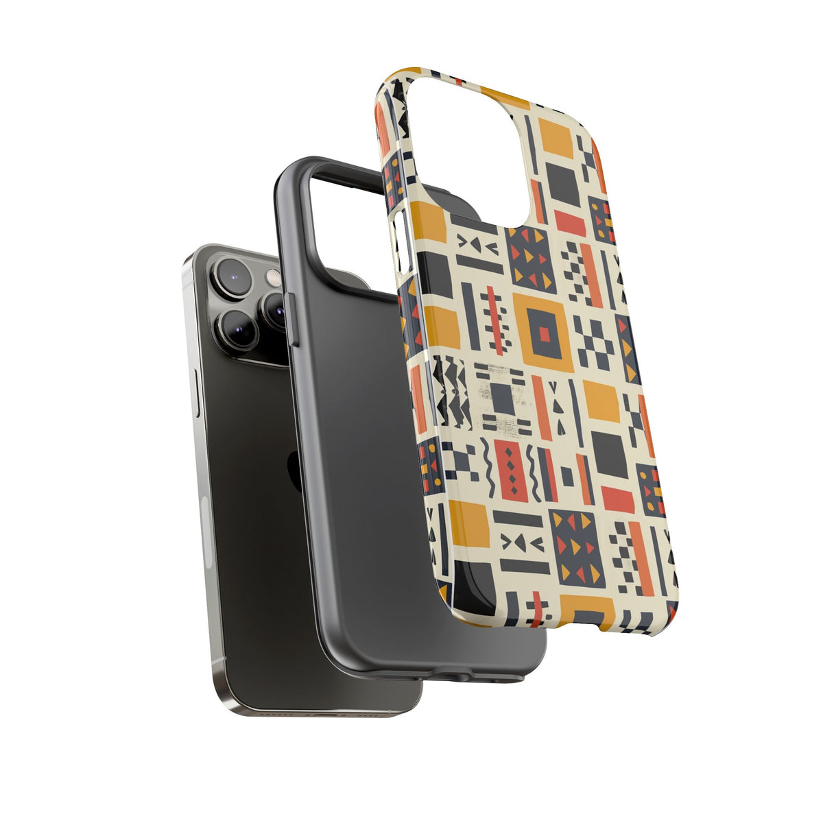 Stylish African Pattern Phone Case – Unique and Vibrant Protection 104