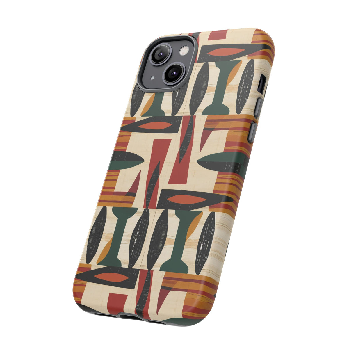 Stylish African Pattern Phone Case – Unique and Vibrant Protection 196