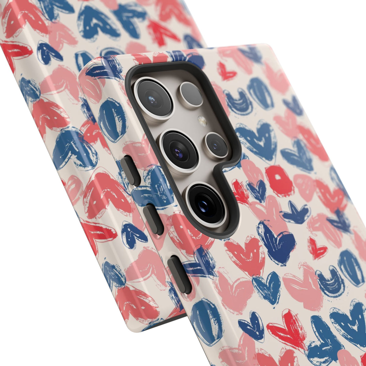 Heart Pattern Phone Case – Stylish & Loving Design for Your Device 354