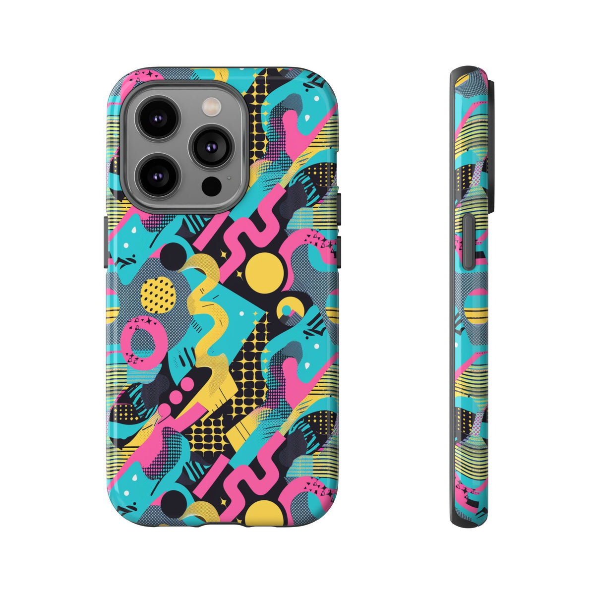 Retro 80s Seamless Phone Case – Vintage Style Meets Modern Protection 138