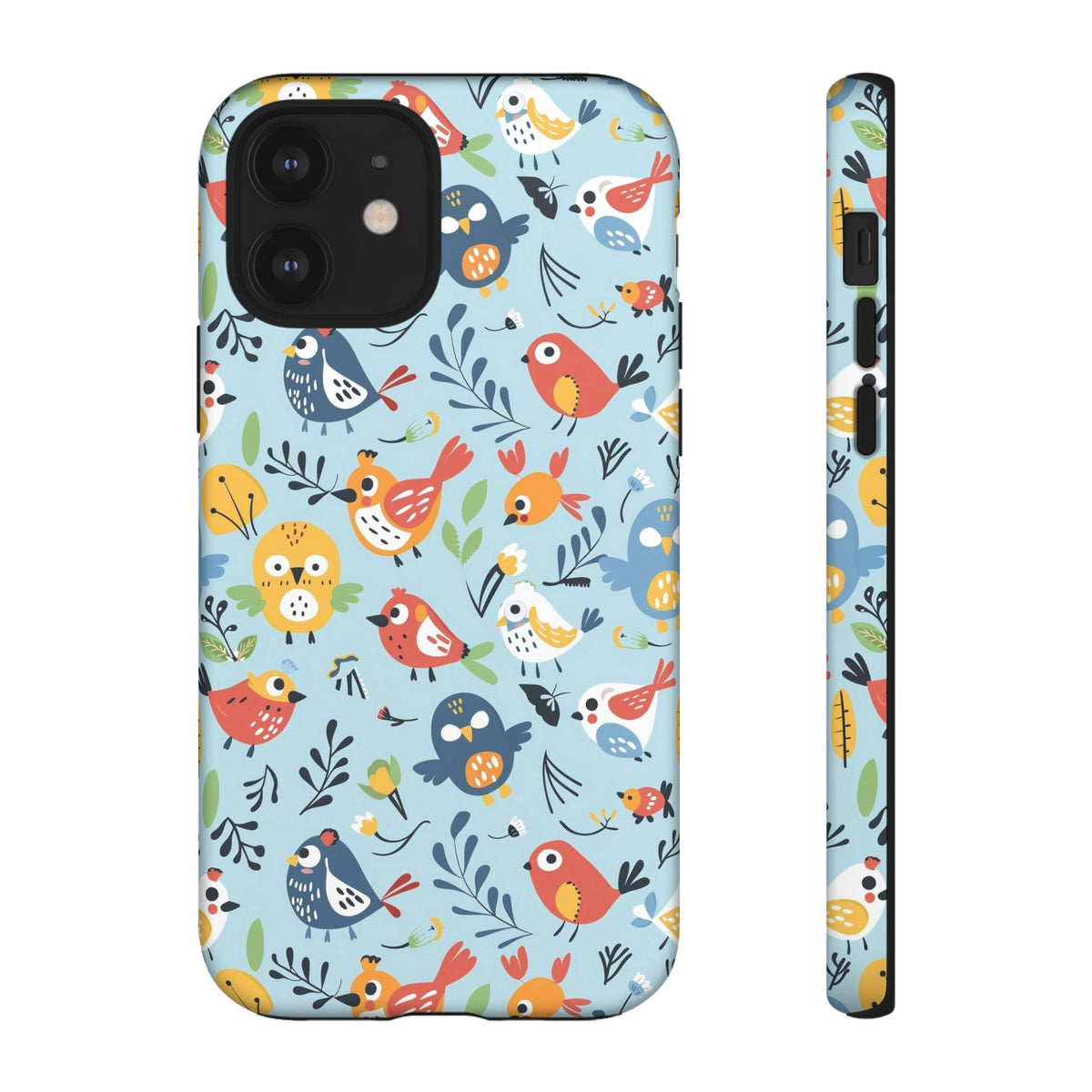 Birds Seamless Pattern Phone Case – Elegant and Timeless Avian Design 7