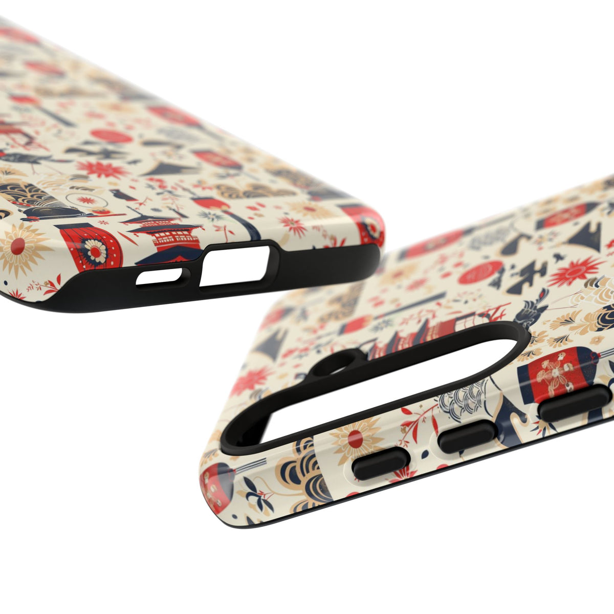 Japanese Pattern Phone Case – Elegant & Timeless Design for Your Phone 024