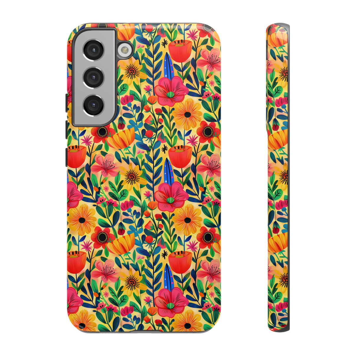 Frida Kahlo's Flower Phone Case – Artistic Elegance for Your Phone 7