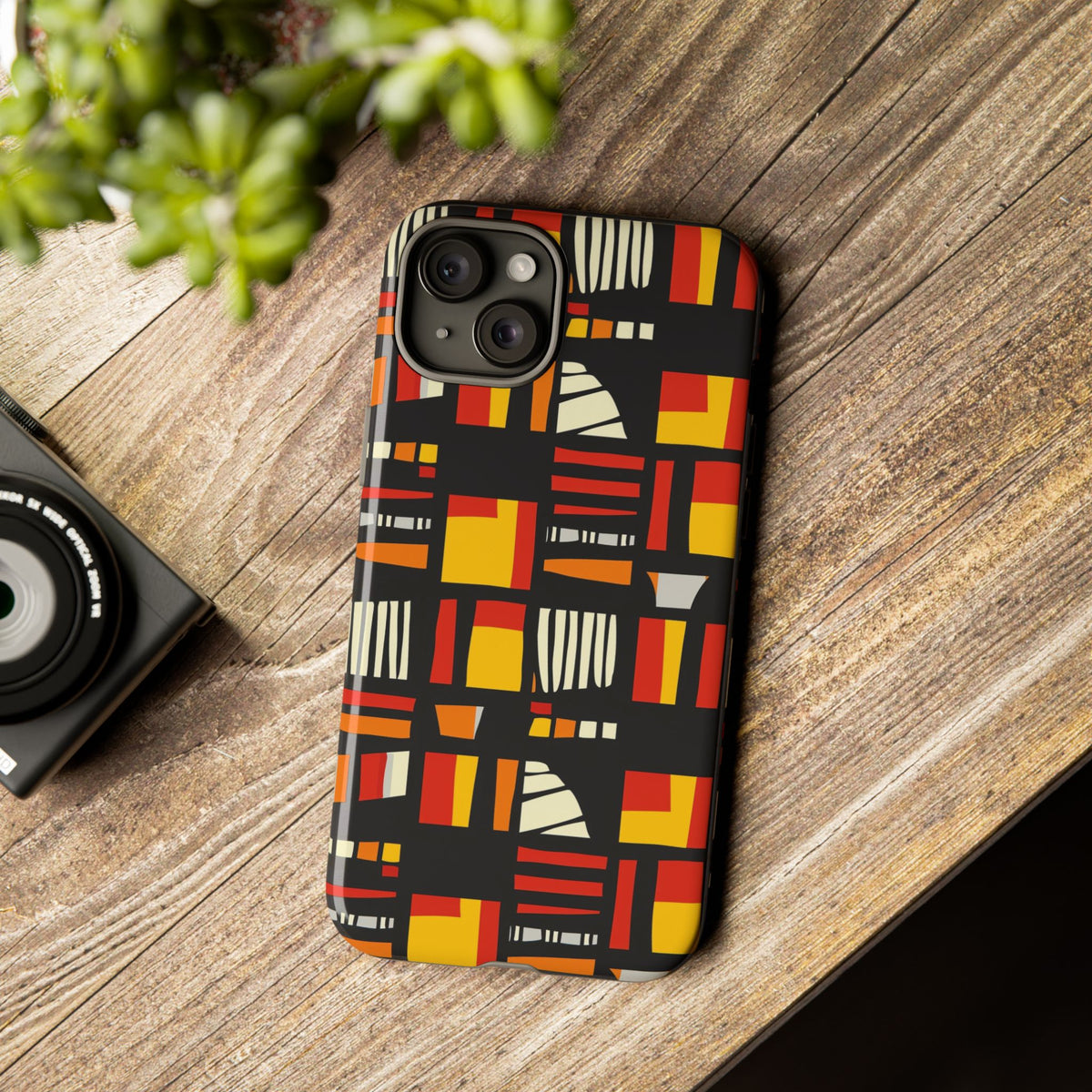 Stylish African Pattern Phone Case – Unique and Vibrant Protection 099