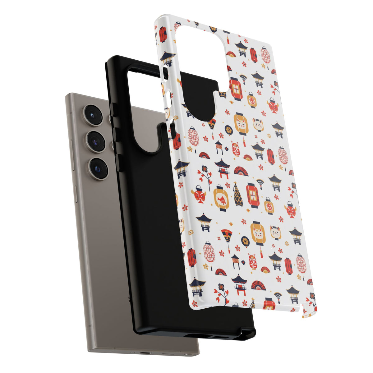 Japanese Pattern Phone Case – Elegant & Timeless Design for Your Phone 121