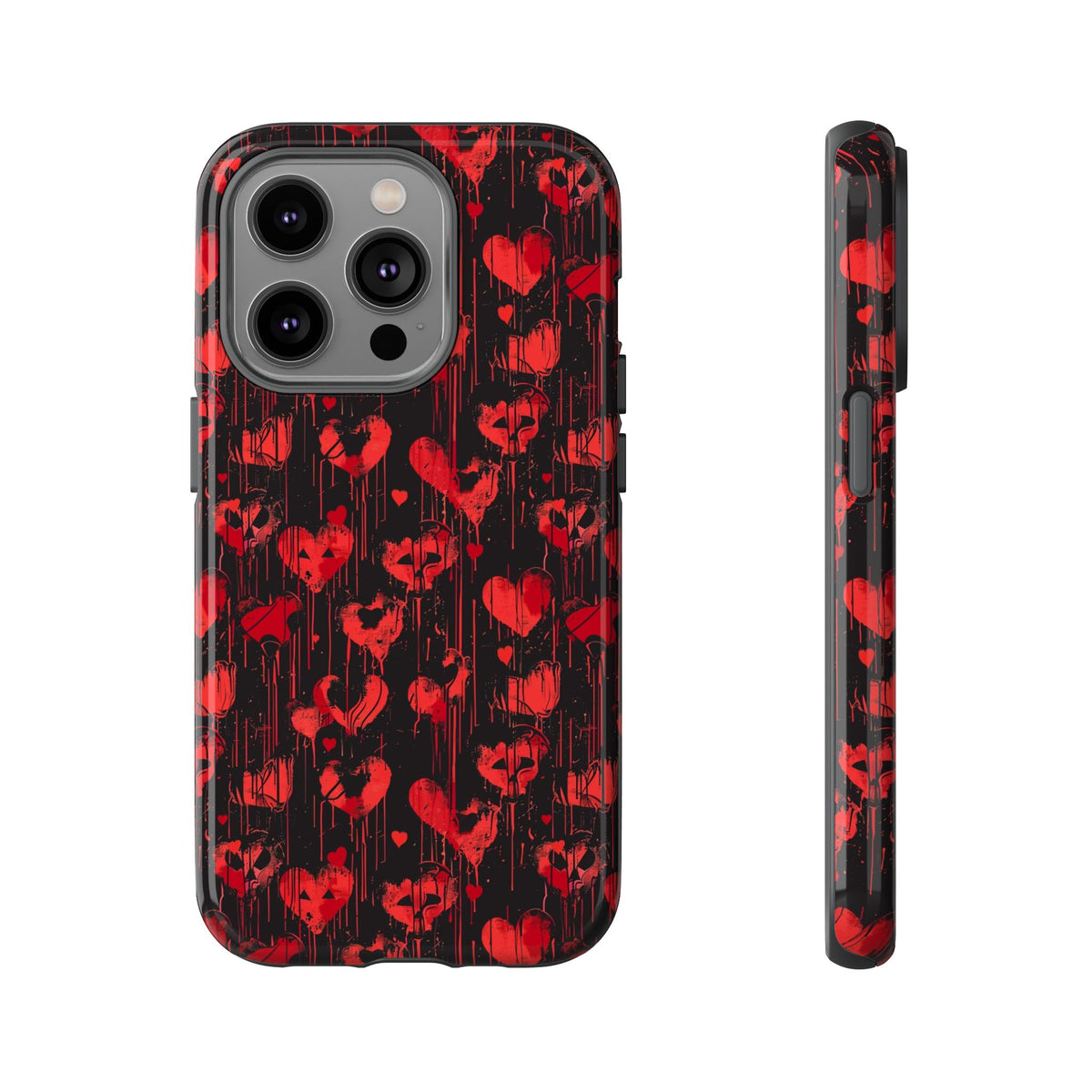 Heart Pattern Phone Case – Stylish & Loving Design for Your Device 825