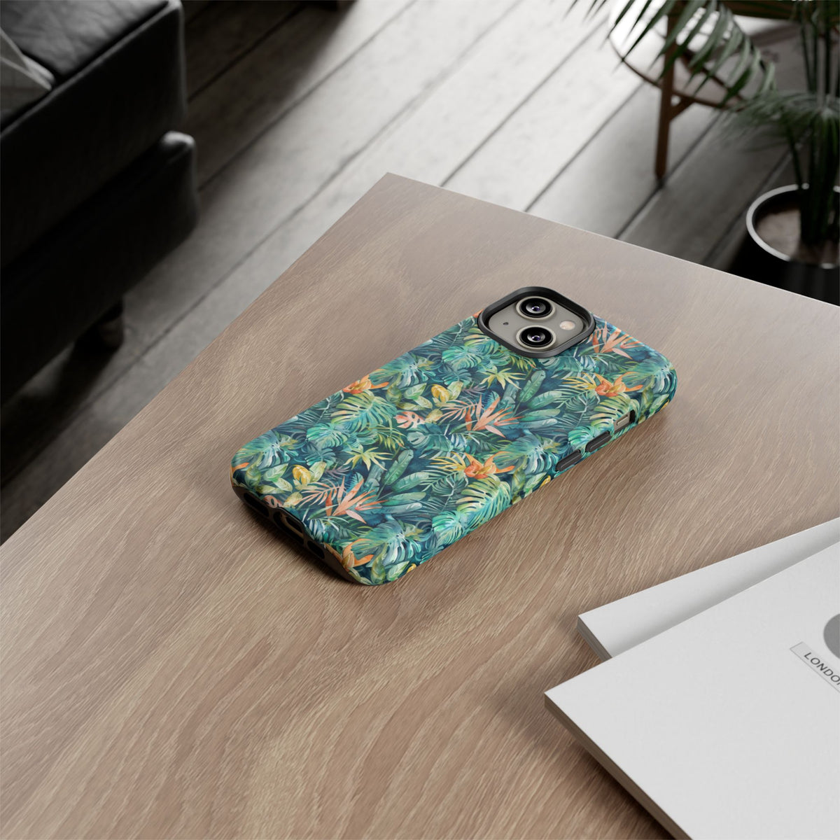 Jungle Pattern Phone Case – Exotic & Lush Design for Your Phone 333