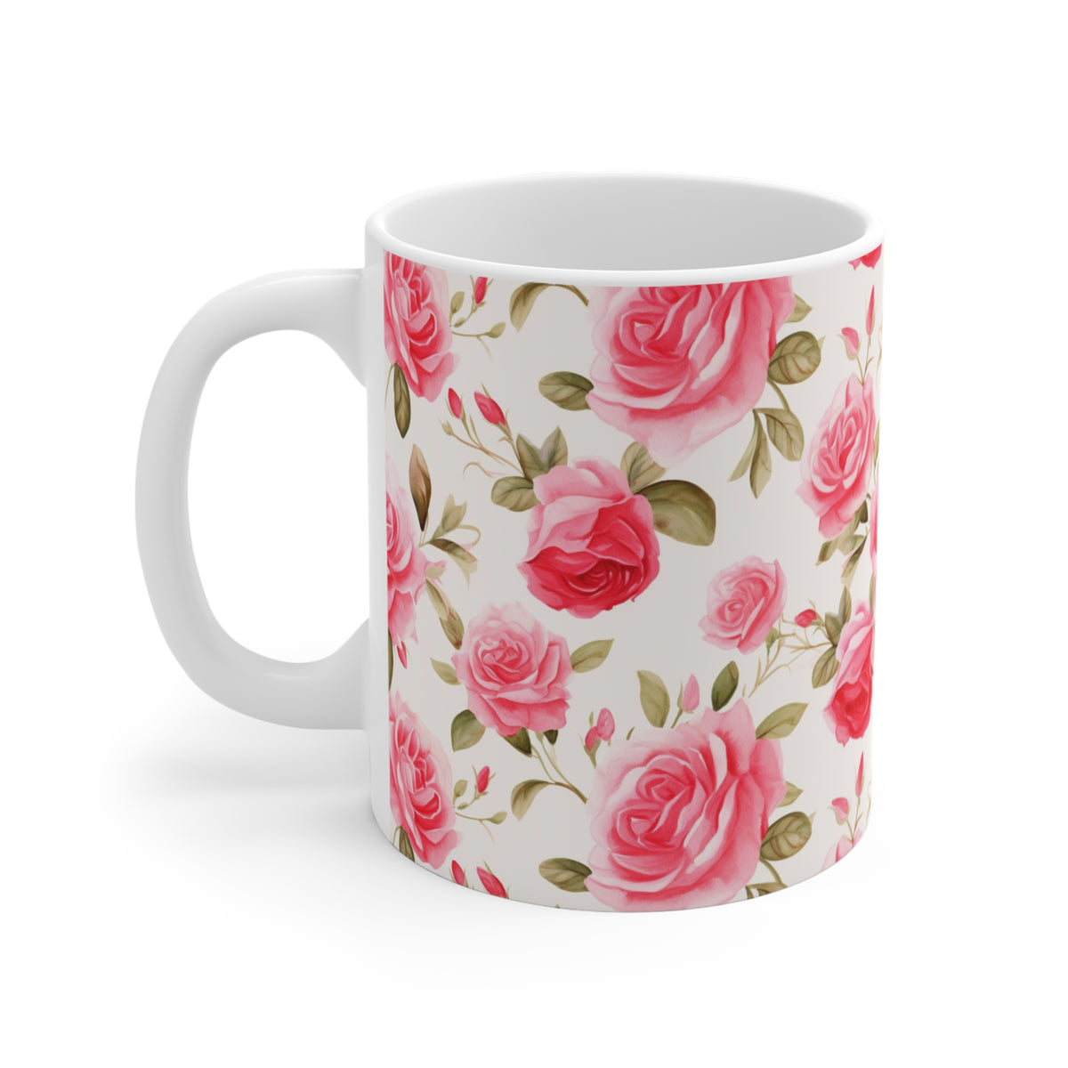 Various Watercolor Design All Over Coffee Mug – Unique Artistic Ceramic Coffee Cup 728