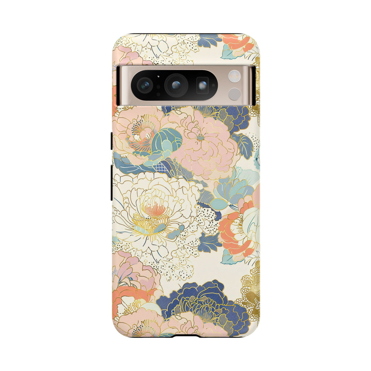 Japanese Blossom Asian Floral Design Phone Case – Elegant Floral Phone Cover 4