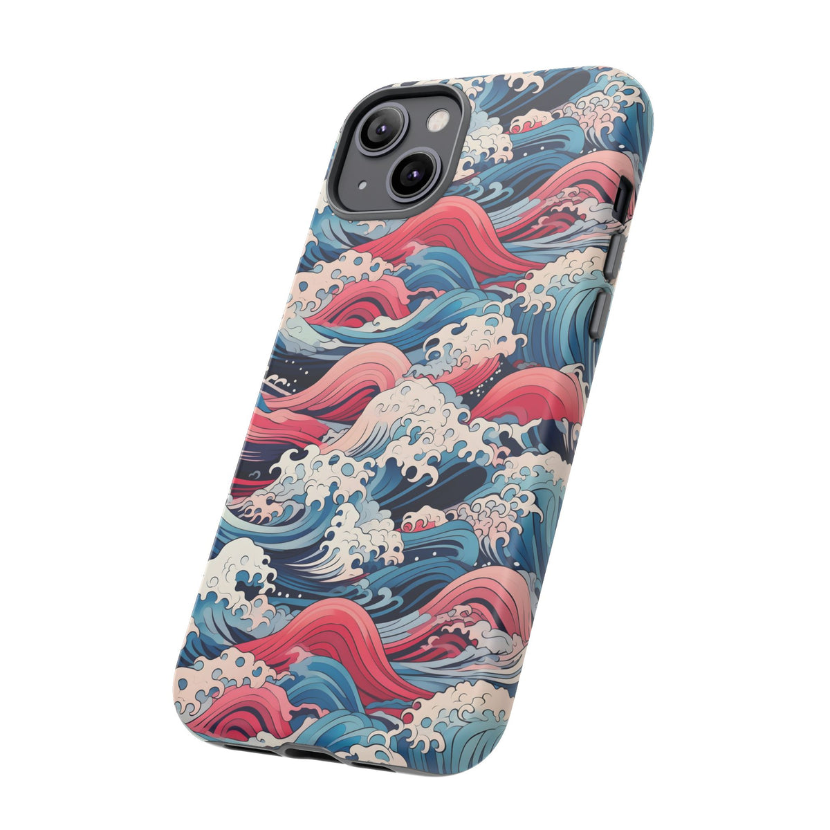 Japanese Waves Phone Case – Embrace Timeless Elegance with Classic Design 3