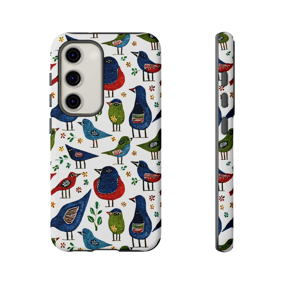 Birds Seamless Pattern Phone Case – Elegant and Timeless Avian Design 12