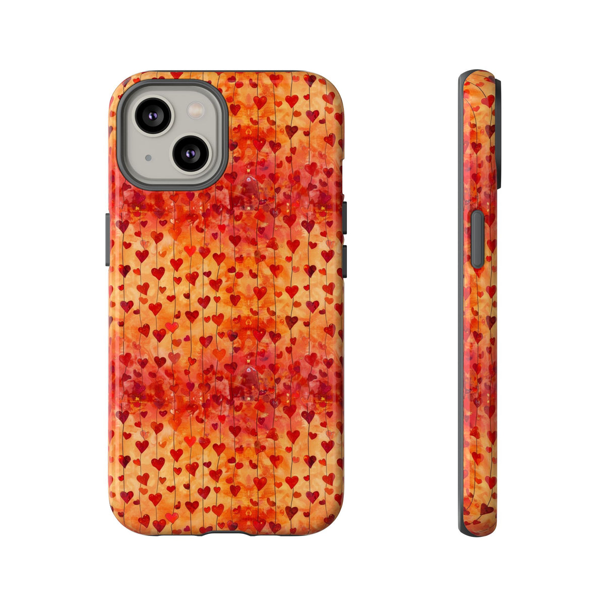 Heart Pattern Phone Case – Stylish & Loving Design for Your Device 827