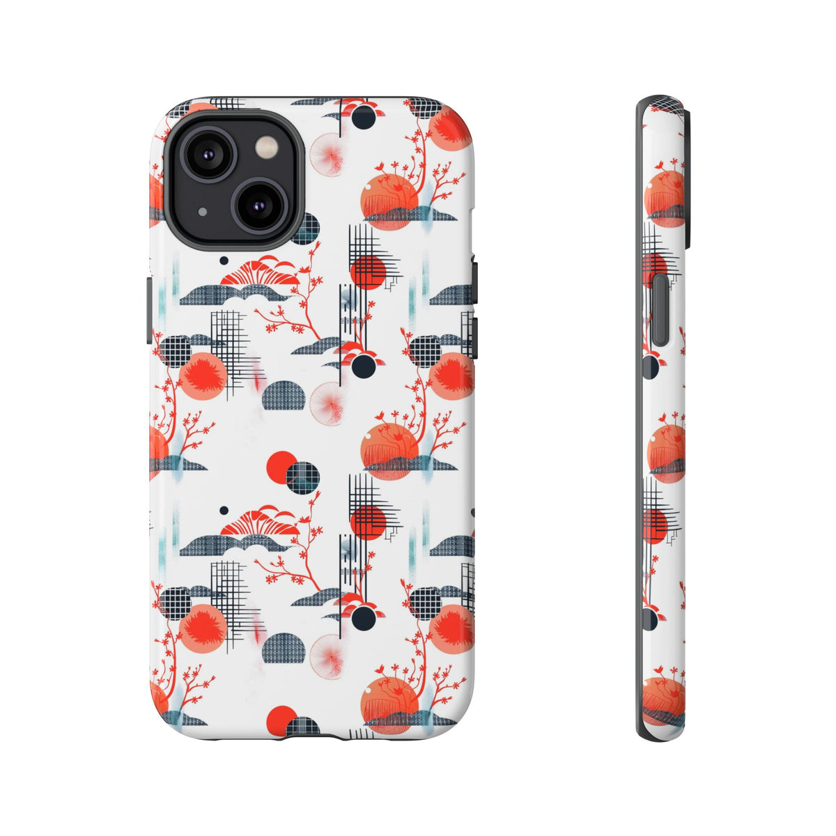 Japanese Pattern Phone Case – Elegant & Timeless Design for Your Phone 082