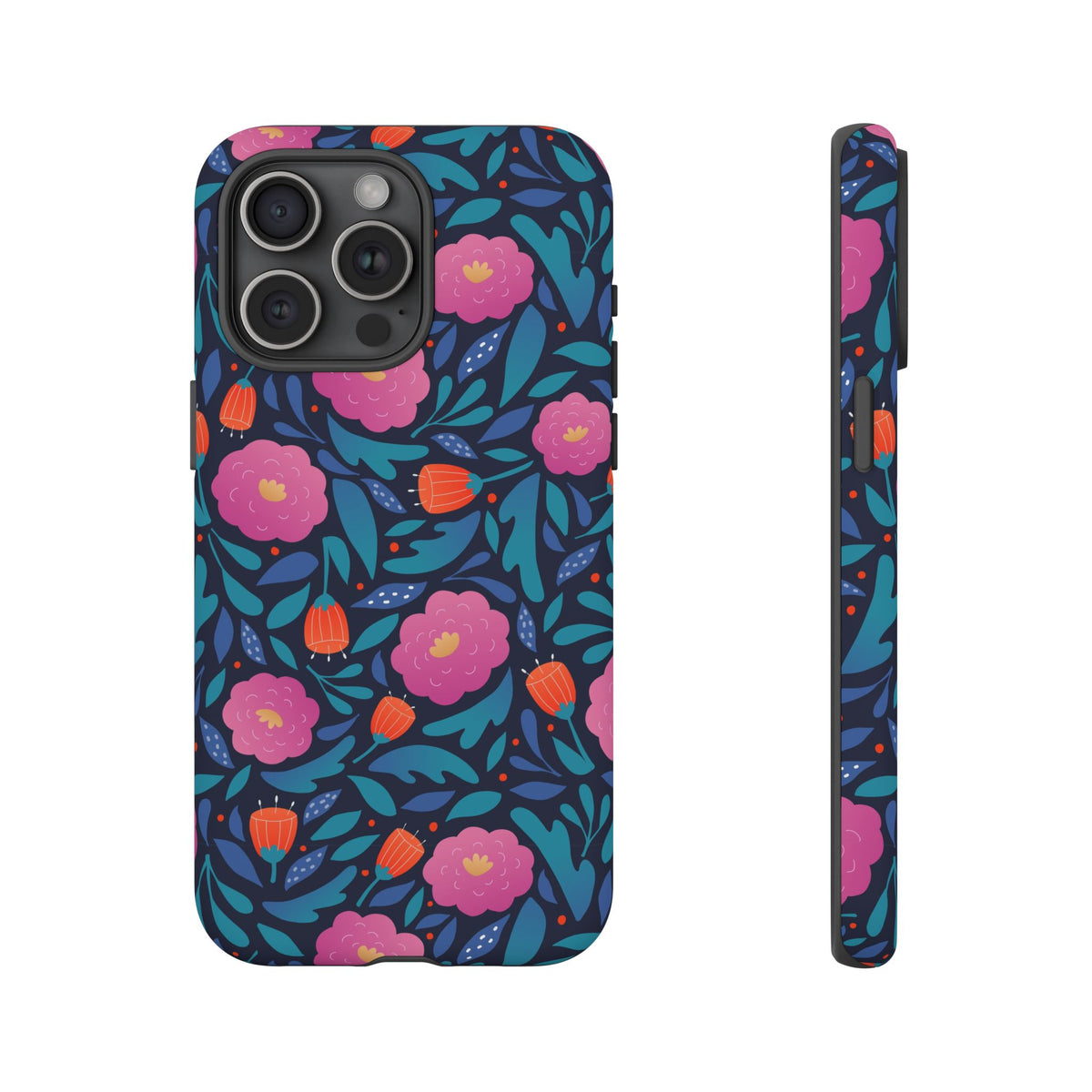 Colorful Little Flower Design Phone Case – Bright and Cheerful Floral Phone Cover 2